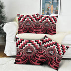 Aotearoa Ngai Te Rangi Pillow Cover Maori Iwi Poutama Puhoro Tattoo