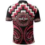 Aotearoa Ngai Te Rangi Personalised Polo Shirt Maori Iwi Poutama Puhoro Tattoo