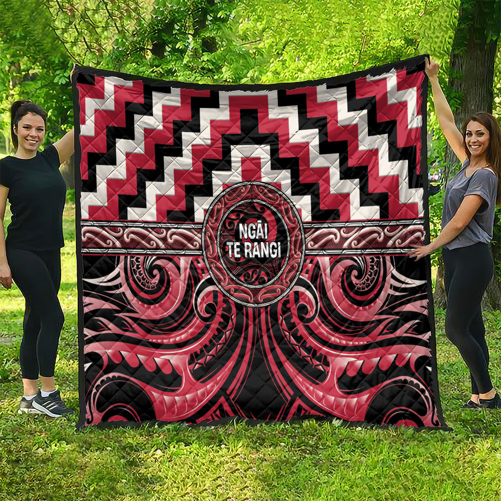 Aotearoa Ngai Te Rangi Quilt Maori Iwi Poutama Puhoro Tattoo