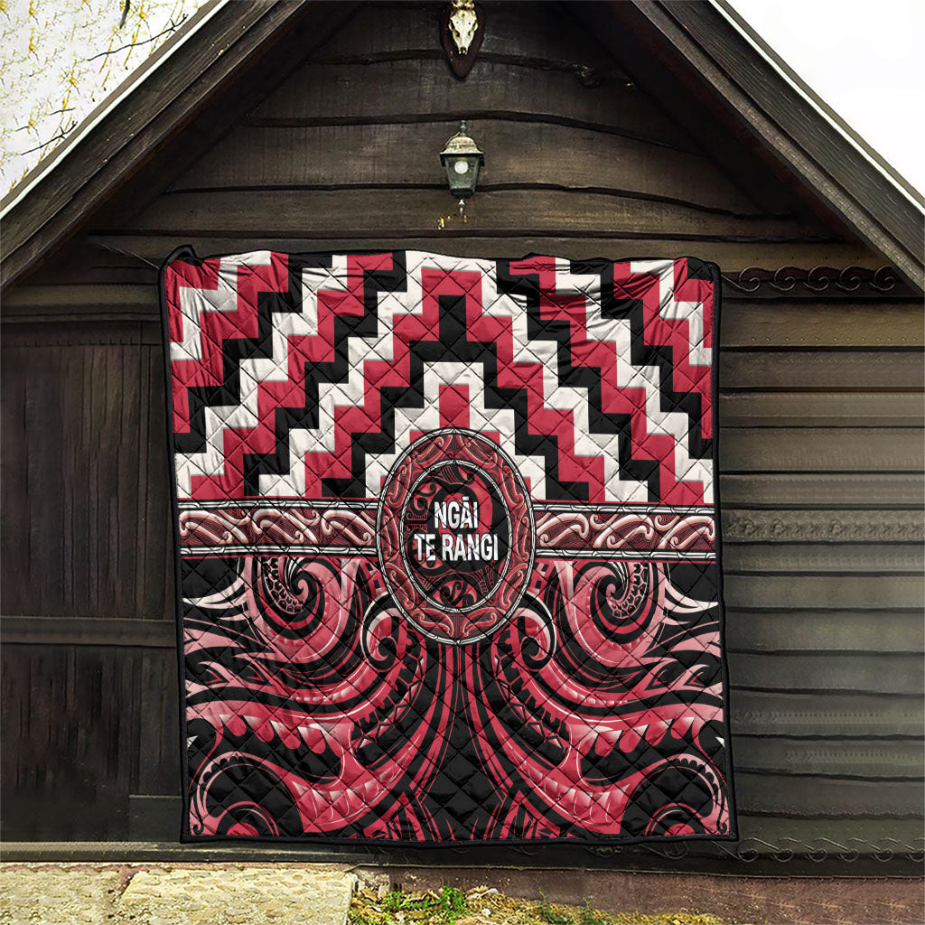Aotearoa Ngai Te Rangi Quilt Maori Iwi Poutama Puhoro Tattoo