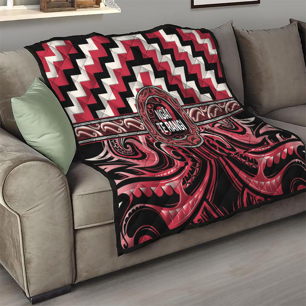 Aotearoa Ngai Te Rangi Quilt Maori Iwi Poutama Puhoro Tattoo