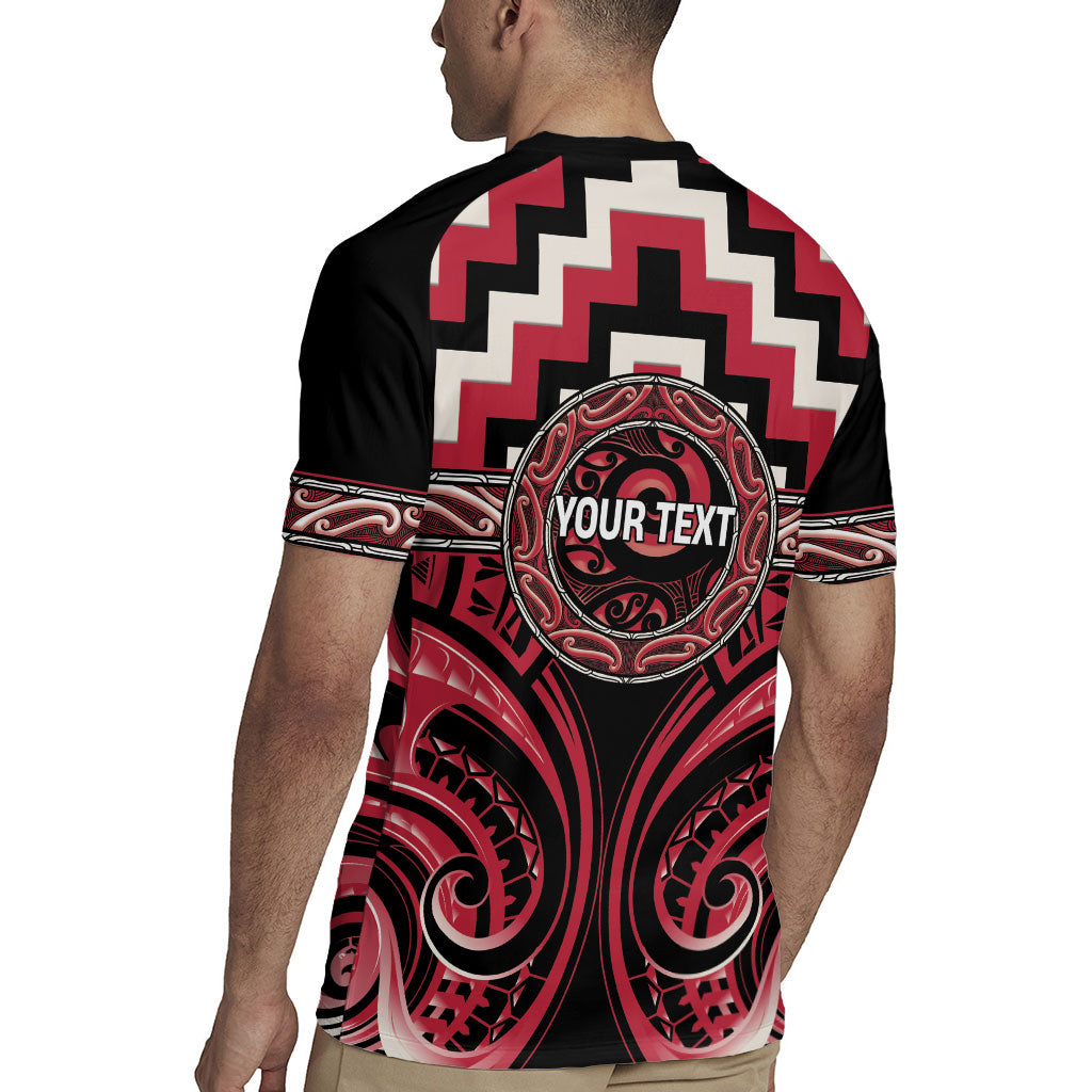 Aotearoa Ngai Te Rangi Personalised Rugby Jersey Maori Iwi Poutama Puhoro Tattoo