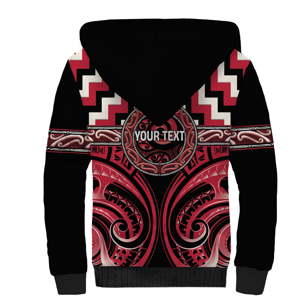 Aotearoa Ngai Te Rangi Personalised Sherpa Hoodie Maori Iwi Poutama Puhoro Tattoo