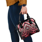 Aotearoa Ngai Te Rangi Shoulder Handbag Maori Iwi Poutama Puhoro Tattoo