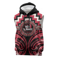 Aotearoa Ngai Te Rangi Personalised Sleeveless Hoodie Maori Iwi Poutama Puhoro Tattoo