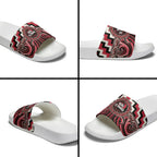 Aotearoa Ngai Te Rangi Slide Sandals Maori Iwi Poutama Puhoro Tattoo