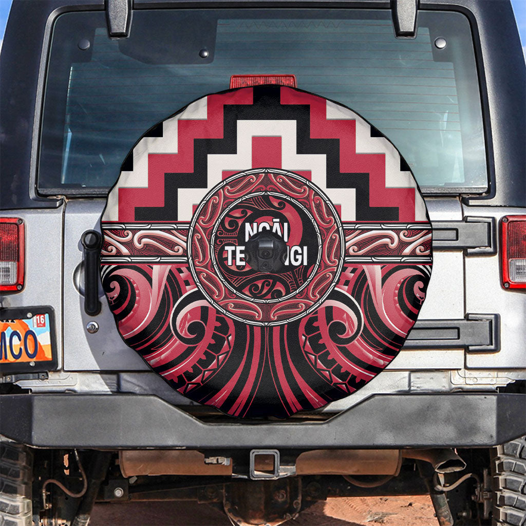 Aotearoa Ngai Te Rangi Spare Tire Cover Maori Iwi Poutama Puhoro Tattoo