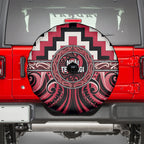 Aotearoa Ngai Te Rangi Spare Tire Cover Maori Iwi Poutama Puhoro Tattoo