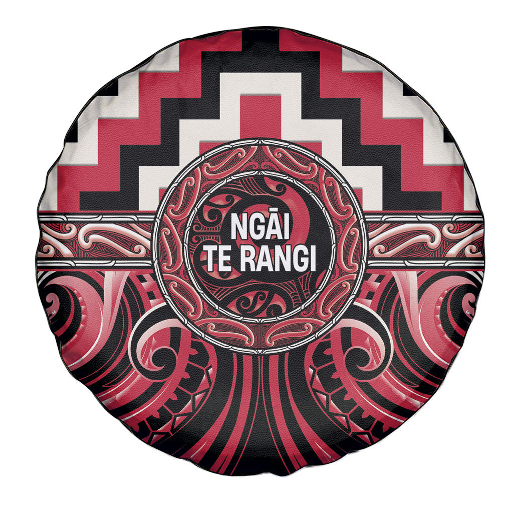 Aotearoa Ngai Te Rangi Spare Tire Cover Maori Iwi Poutama Puhoro Tattoo