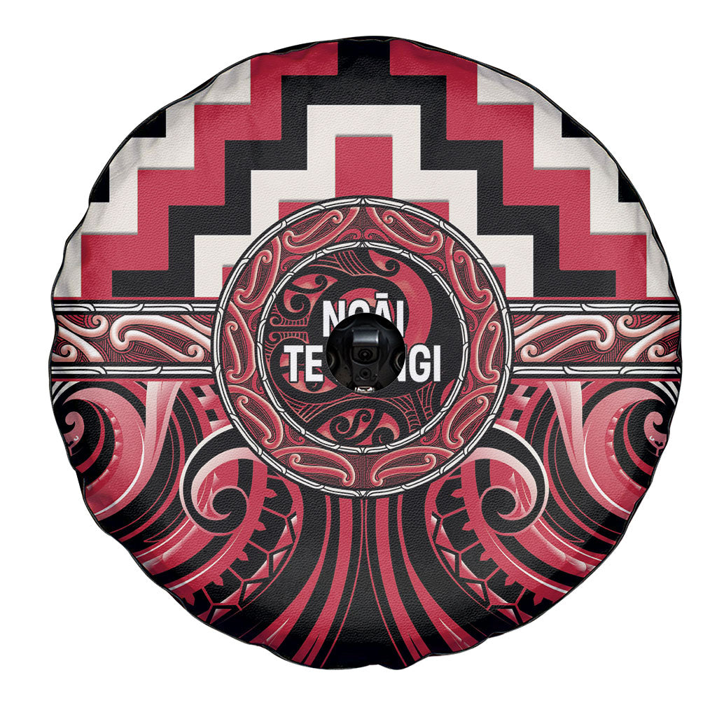 Aotearoa Ngai Te Rangi Spare Tire Cover Maori Iwi Poutama Puhoro Tattoo