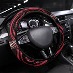Aotearoa Ngai Te Rangi Steering Wheel Cover Maori Iwi Poutama Puhoro Tattoo