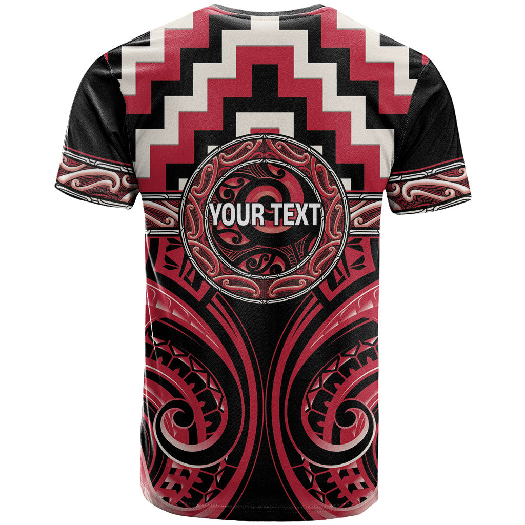 Aotearoa Ngai Te Rangi Personalised T Shirt Maori Iwi Poutama Puhoro Tattoo