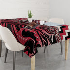 Aotearoa Ngai Te Rangi Tablecloth Maori Iwi Poutama Puhoro Tattoo