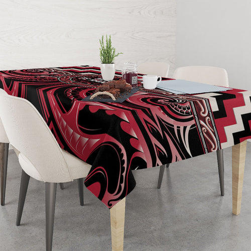 Aotearoa Ngai Te Rangi Tablecloth Maori Iwi Poutama Puhoro Tattoo