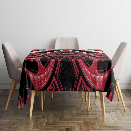 Aotearoa Ngai Te Rangi Tablecloth Maori Iwi Poutama Puhoro Tattoo