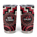 Aotearoa Ngai Te Rangi Personalised Tumbler Cup Maori Iwi Poutama Puhoro Tattoo