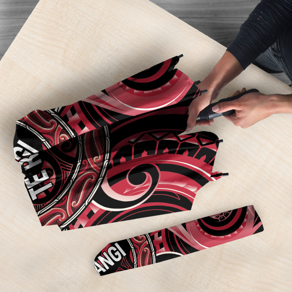 Aotearoa Ngai Te Rangi Umbrella Maori Iwi Poutama Puhoro Tattoo