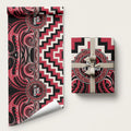 Aotearoa Ngai Te Rangi Wrapping Paper Maori Iwi Poutama Puhoro Tattoo