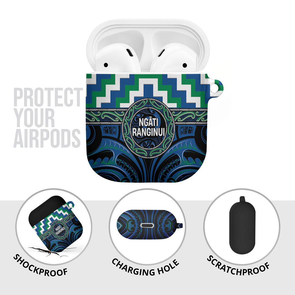 Aotearoa Ngati Ranginui AirPods Case Maori Iwi Poutama Puhoro Tattoo