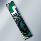 Aotearoa Ngati Ranginui Auto Sun Shade Maori Iwi Poutama Puhoro Tattoo