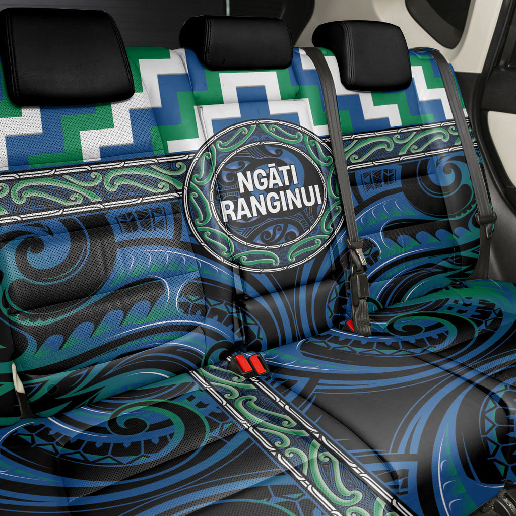 Aotearoa Ngati Ranginui Back Car Seat Cover Maori Iwi Poutama Puhoro Tattoo