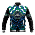 Aotearoa Ngati Ranginui Personalised Baseball Jacket Maori Iwi Poutama Puhoro Tattoo