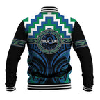 Aotearoa Ngati Ranginui Personalised Baseball Jacket Maori Iwi Poutama Puhoro Tattoo