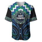 Aotearoa Ngati Ranginui Personalised Baseball Jersey Maori Iwi Poutama Puhoro Tattoo