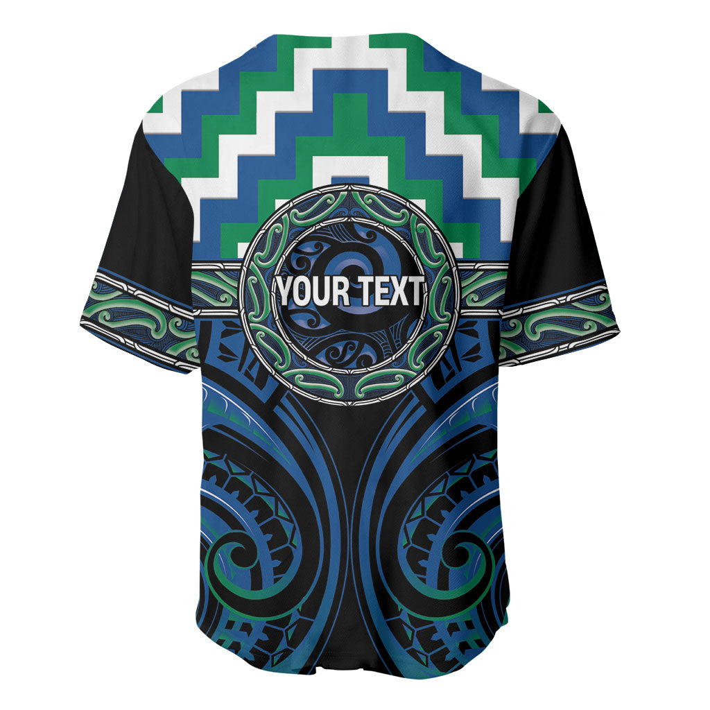 Aotearoa Ngati Ranginui Personalised Baseball Jersey Maori Iwi Poutama Puhoro Tattoo