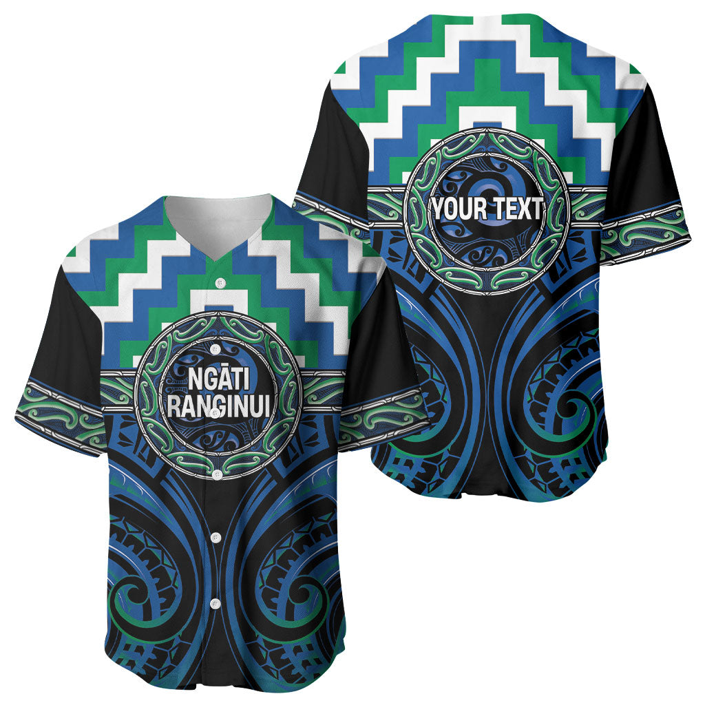 Aotearoa Ngati Ranginui Personalised Baseball Jersey Maori Iwi Poutama Puhoro Tattoo