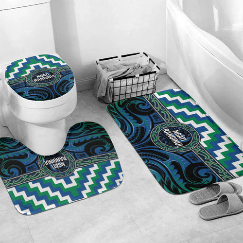 Aotearoa Ngati Ranginui Bathroom Set Maori Iwi Poutama Puhoro Tattoo