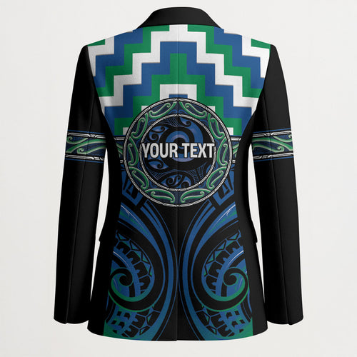 Aotearoa Ngati Ranginui Personalised Blazer Maori Iwi Poutama Puhoro Tattoo