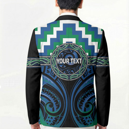 Aotearoa Ngati Ranginui Personalised Blazer Maori Iwi Poutama Puhoro Tattoo