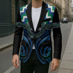 Aotearoa Ngati Ranginui Personalised Blazer Maori Iwi Poutama Puhoro Tattoo
