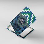 Aotearoa Ngati Ranginui Canvas Wall Art Maori Iwi Poutama Puhoro Tattoo