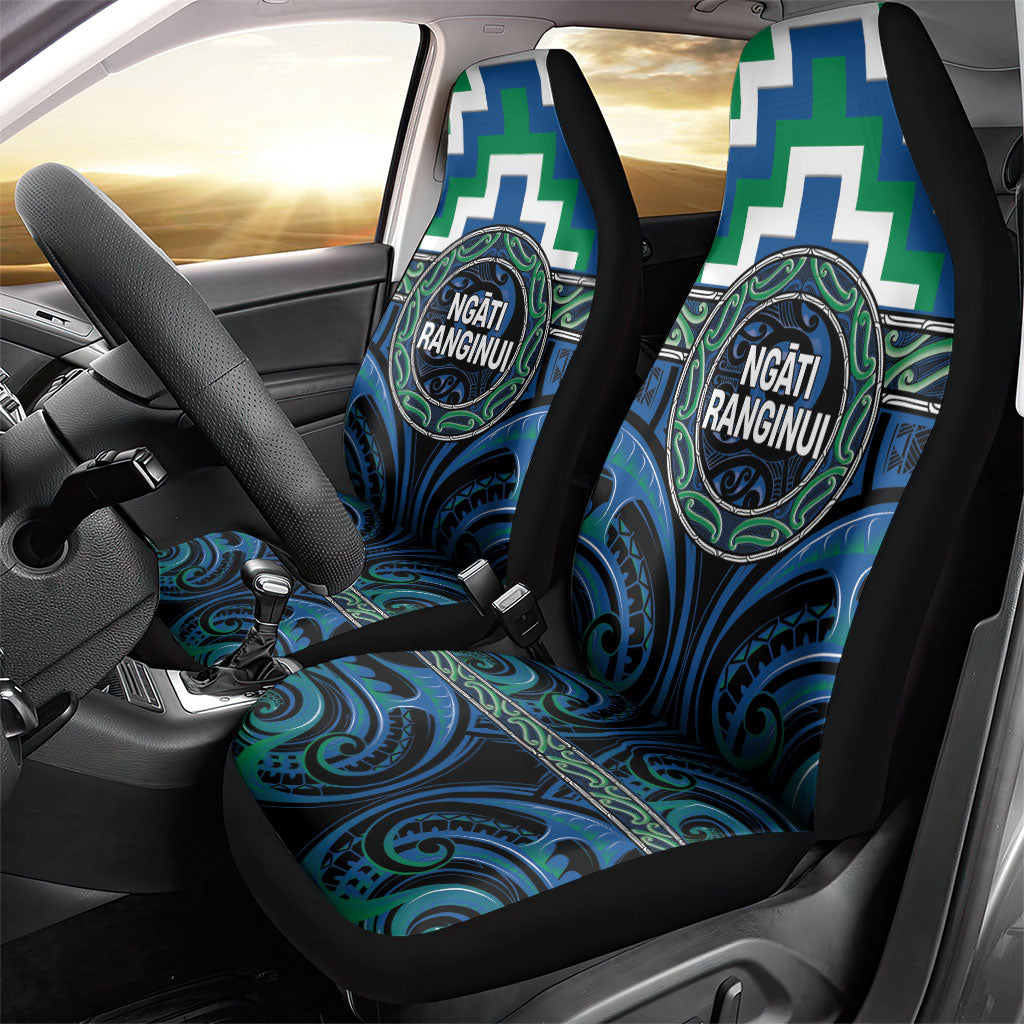 Aotearoa Ngati Ranginui Car Seat Cover Maori Iwi Poutama Puhoro Tattoo
