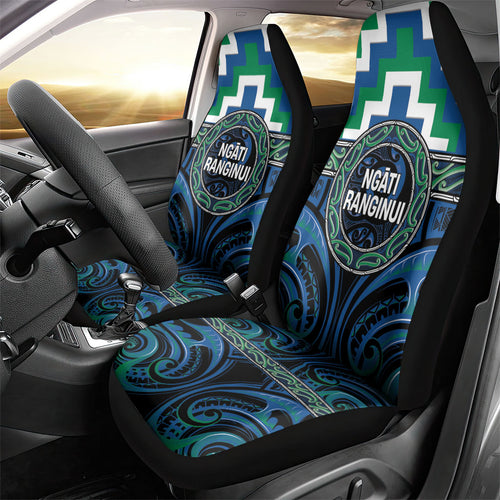 Aotearoa Ngati Ranginui Car Seat Cover Maori Iwi Poutama Puhoro Tattoo