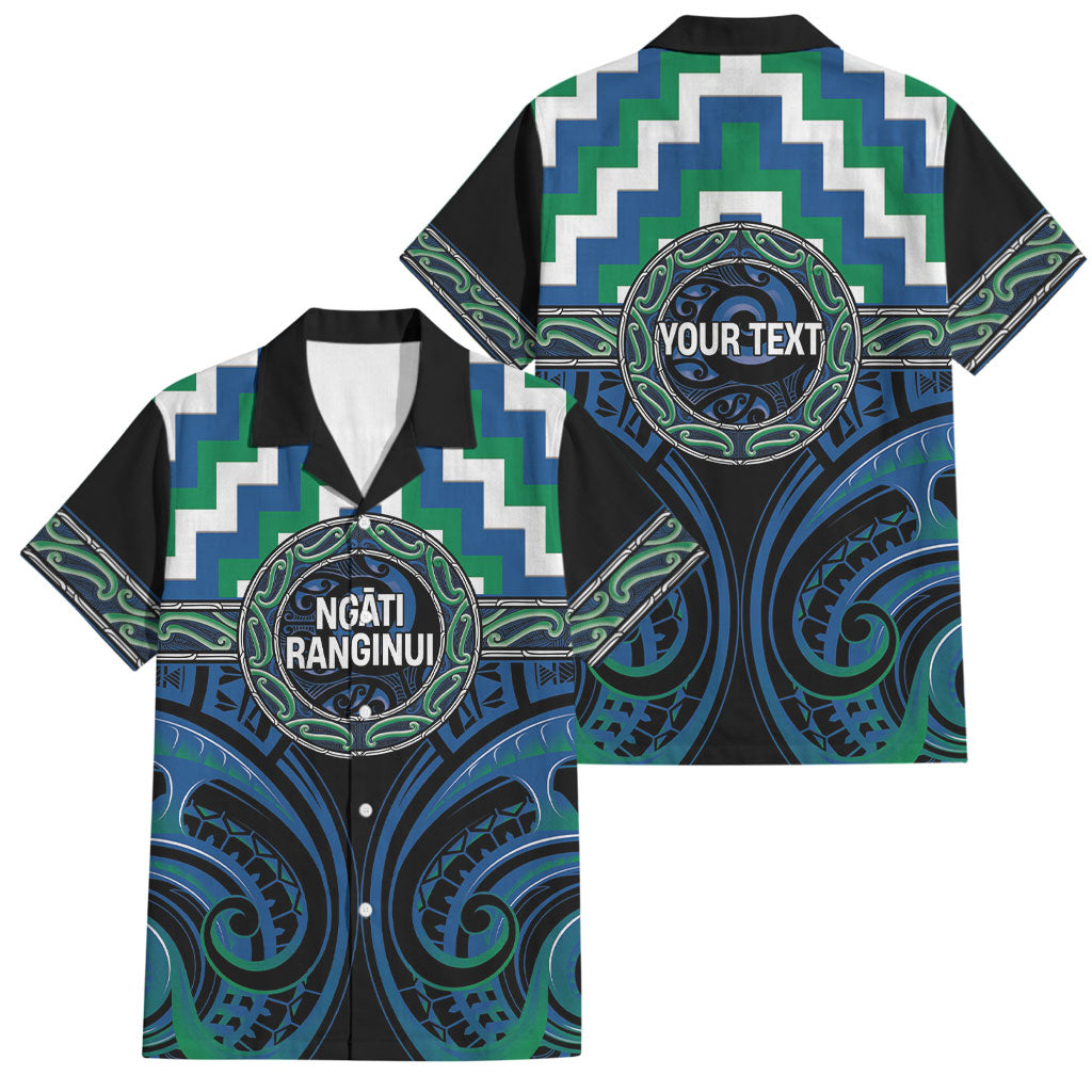 Aotearoa Ngati Ranginui Personalised Family Matching Off Shoulder Maxi Dress and Hawaiian Shirt Maori Iwi Poutama Puhoro Tattoo