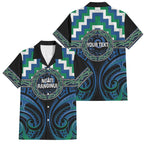 Aotearoa Ngati Ranginui Personalised Family Matching Puletasi and Hawaiian Shirt Maori Iwi Poutama Puhoro Tattoo
