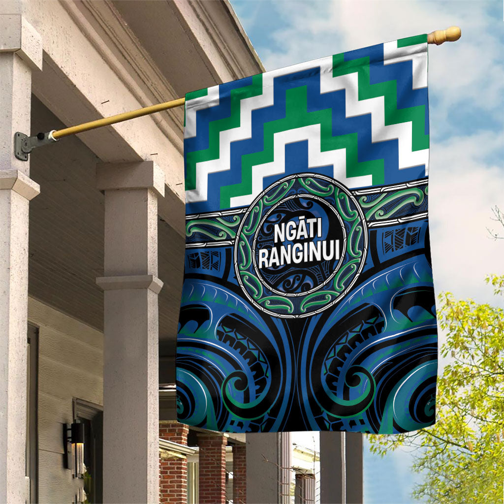 Aotearoa Ngati Ranginui Garden Flag Maori Iwi Poutama Puhoro Tattoo