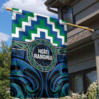 Aotearoa Ngati Ranginui Garden Flag Maori Iwi Poutama Puhoro Tattoo