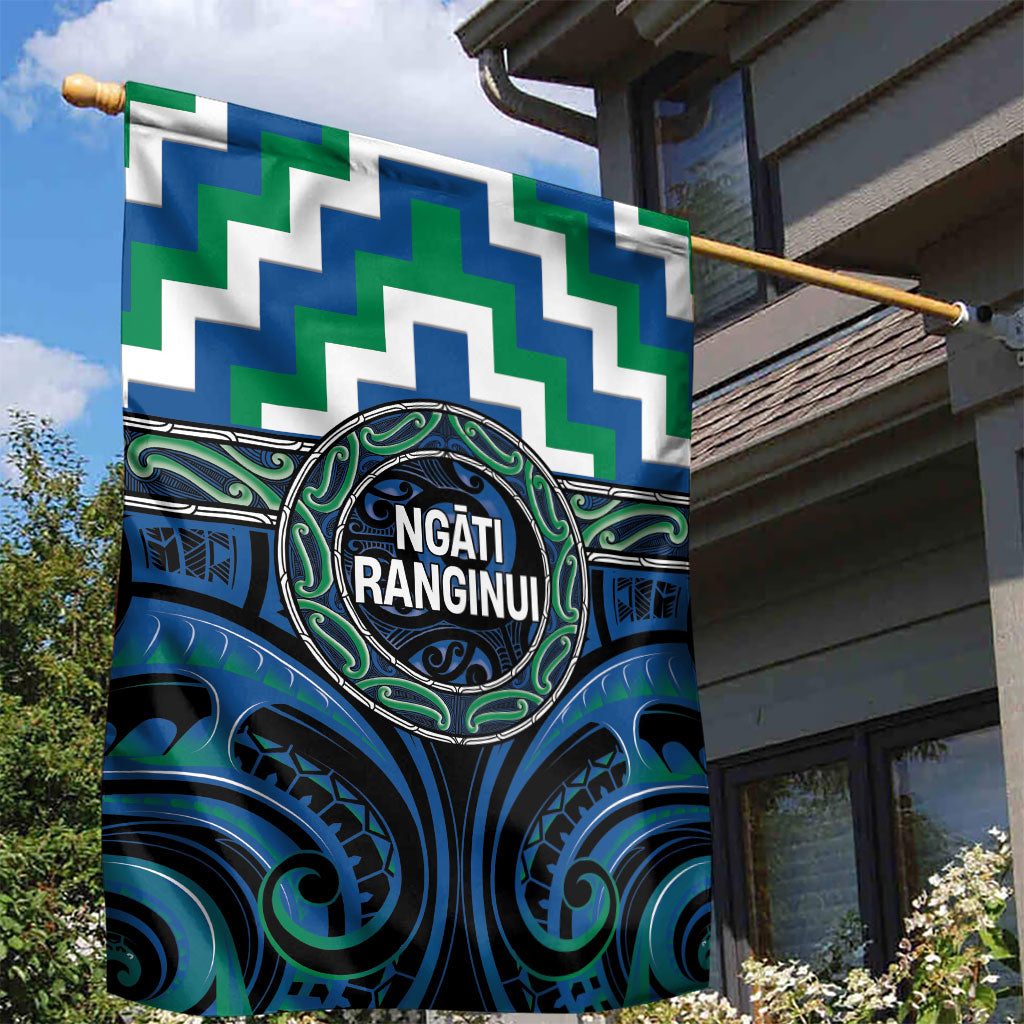 Aotearoa Ngati Ranginui Garden Flag Maori Iwi Poutama Puhoro Tattoo