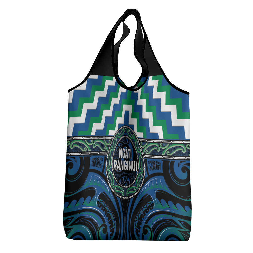 Aotearoa Ngati Ranginui Grocery Bag Maori Iwi Poutama Puhoro Tattoo