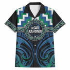 Aotearoa Ngati Ranginui Personalised Hawaiian Shirt Maori Iwi Poutama Puhoro Tattoo
