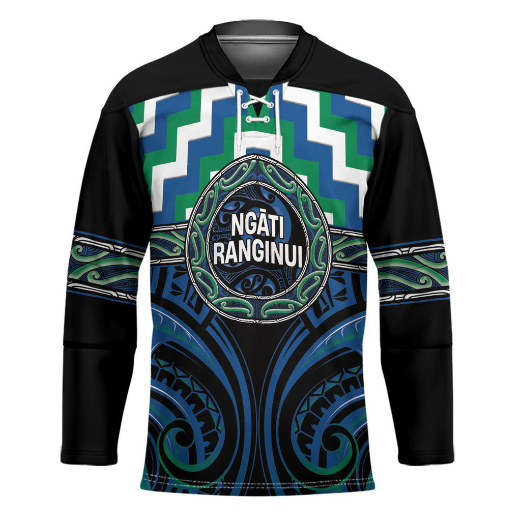 Aotearoa Ngati Ranginui Personalised Hockey Jersey Maori Iwi Poutama Puhoro Tattoo