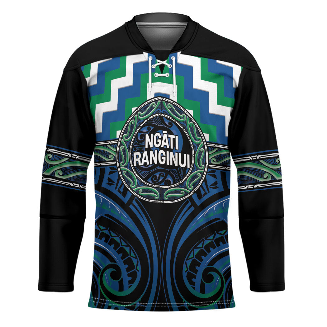 Aotearoa Ngati Ranginui Personalised Hockey Jersey Maori Iwi Poutama Puhoro Tattoo
