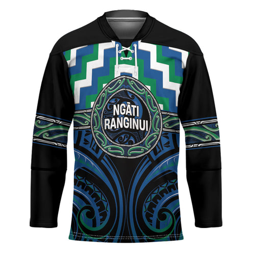 Aotearoa Ngati Ranginui Personalised Hockey Jersey Maori Iwi Poutama Puhoro Tattoo