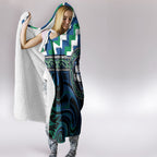 Aotearoa Ngati Ranginui Hooded Blanket Maori Iwi Poutama Puhoro Tattoo