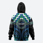 Aotearoa Ngati Ranginui Personalised Hoodie Maori Iwi Poutama Puhoro Tattoo