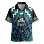 Aotearoa Ngati Ranginui Personalised Kid Hawaiian Shirt Maori Iwi Poutama Puhoro Tattoo